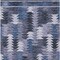 Homeroots 5' X 8' Navy Blue And Sky Blue Southwestern Washable Indoor Outdoor Area Rug 587333 - alternate 3