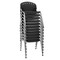 Regency Rico Classroom Training Stack Chair Armless, Black, 11PK 305-BK-11PK - alternate 1