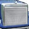 Ilc FREIGHTLINER CORONADO GLIDER YEAR 2009 POLISHED ALUMINUM GRILLE INSERT WITH 18 HORIZONTAL FRTLNR CORONADO GLIDER 2009 POLISHED ALUMINUM GRIL - alternate 1