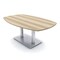 Skutchi Designs Arc Rectangle Meeting Room Table, 45 in W, 72 in L, Brown HAR-AREC-48x72-DOU-K525 - alternate 1