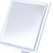 Homeroots 9" White Wood Square Freestanding Framed Makeup Shaving Tabletop Mirror 420750 - alternate 3