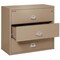Fireking 3 Drawer, 1 Hr Fire & Impact Rated, 44" Wide Lateral Taupe 3-4422-CTA - alternate 2