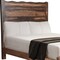 Homeroots Walnut Live Edge Solid Wood Queen Bed Frame 520901 - alternate 7