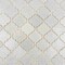 Apollo Tile Artisana 12x12 in. Silver White Textured, Foiled Stone Arabesque Lantern Mosaic Wall Tile, 5PK APLBRJ882A - alternate 6