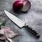 Think Outside The Plate 8'' Chef Knife with Wood Box, Stainless Steel Blade, Black TOTP-CK-1B - alternate 6