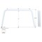 Icon Single Axle Fender Skirt FS2391 for Coachmen - Polar White 12391 - alternate 2