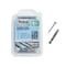 Teks #10 x 1-1/2 in Standing Seam Panel Roofing Screw, Pancake Head, Star Drive, w/ T-25 Bit, Zinc, 100PK 21605 - alternate 1