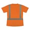 Ergodyne Hi-Vis Shirt, XS, Orange, Short Sleeve 22081 - alternate 3