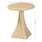 Bali & Pari Aponi Marbled Resin End Table, Cream 264-14450-ZORO - alternate 5