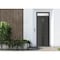Vdomdoors Front Exterior Prehung Metal-Plastic Door, Manux 8112 Antracite Grey, Top Sidelite Transom, Office MANUX8112EXD-ANT-W36xH80+14-RH - alternate 1