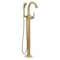 Delta Stryke Floor Mount Tub Filler Trim, 12.47 in, Lumicoat Champagne Bronze T4777-CZ-PR-FL - alternate 2
