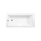 Kingston Brass 66-Inch Acrylic Rectangular 3-Wall Alcove Tub Combo with Waste and Overflow Drain, Left Hand Drain CVTAP663222L0 - alternate 3