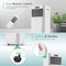 Edendirect 5000 BTU (DOE) Portable Air Conditioner Cools 350 Sq. Ft. with Dehumidifier with Remote in White ZR-OL-A010L-05CD - alternate 2