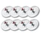 Mytee Products Magnetic Flag Holder Truck Trailer Pilot Car Wide Oversize Load Safety, 8PK VMF-Hx8 - alternate 1