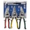 Vulcan Aviation Snip Set, 10-1/8 in OAL, Left/Right/Straight Cut, Chrome Vanadium Steel Blade JL-TS3PCS - alternate 2