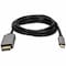 Add-On 6Ft Usb 3.1 Type (C) Male To Displayport Male Black Adapter Cable w/ USBC2DPMMAL-AA - alternate 7