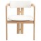 Leisuremod Velo Series Modern Dining Chair in Natrual Wood with White Seat, 2PK VCNW-51W-2 - alternate 6