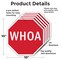 Signmission Whoa, 10 inch X 10 inch, Aluminum Metal Signs, 5PK OC-A-5Pack-10-63 - alternate 4