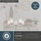 Vaxcel Park Ridge 5-Light Satin Nickel Chandelier, Clear Glass Shade, Pendant Fixture H0314 - alternate 5