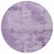 Homeroots 8' Lavender And Purple Round Abstract Washable Indoor Outdoor Area Rug 602721 - alternate 4