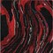 Homeroots 5' X 8' Black Red And Gray Abstract Washable Indoor Outdoor Area Rug 600211 - alternate 5