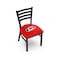 Holland Bar Stool Co BlackLogo Chair, VinylSeat L00418CarHur - alternate 1