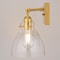 Vaxcel Ogden 3 Light Vanity Classic Gold Brass Bathroom Wall Fixture with Clear Glass W0500 - alternate 6
