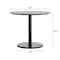 Flash Furniture 36" RND Tabletop, Seamless Surface Technology, Gray Faux Concrete, 24" Black Round Table Height Base ST-RD36-CMGY-TR24-GG - alternate 5