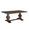 Homeroots 75" Brown Solid Wood Trestle Base Dining Table 565241 - alternate 1