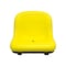 Uni Pro 132 Bucket Seat, Hinged Pan, Yellow Vinyl 8280 - alternate 3