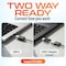 Delton MS Teams Noise-Canceling On-Ear Computer Headset with 3-Mics, USB Type-A & Type C, Black 62Y - alternate 7