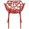 Leisuremod Modern Devon Aluminum Armchair, Red DCA23R - alternate 3