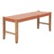 Homeroots 48in Tan and Brown Faux Leather and Solid Wood Upholstered Bench 668864 - alternate 6