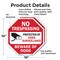 Signmission No Trespassing Protected by Video S, 10 inch X 10 inch, Aluminum Metal Signs, 2PK OC-A-2PACK-10-92 - alternate 5