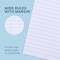 Roaring Spring Case of Exam Blue Books, 8.5" x 7", 12 Sheets/24 Pages, Wide Ruled with Margin, PK500 77513cs - alternate 2