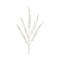 Homeroots Set of Two Gold And Clear Faux Crystal Beaded Linear Fern Wreath Sprays, 2PK 633189 - alternate 1