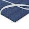 Homeroots 10' X 14' Navy Blue And Ivory Abstract Washable Indoor Outdoor Area Rug 597498 - alternate 4