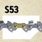 Oregon AdvanceCut Chain, 14" 91PX 3/8" 53 DL S53 - alternate 5
