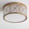 Jonathan Y Cadence 13 in. Drum Metal/Glass Flush Mount, Brass Gold JYL7453A - alternate 6