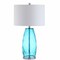 Jonathan Y Juliette 26.5" Glass/Metal LED Table Lamp, Moroccan Blue JYL4009B - alternate 5