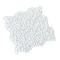 Apollo Tile 12x13 Bianco Carrara, Bardiglio Nuvolato Marble Subway Floor and Wall Tile 5.28 sqft/case, 5PK APLDC88R01A - alternate 10