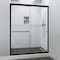 Fab Glass And Mirror Bypass Sliding Shower Door Sorrento Economy Series Adjustable 44in-48in Width 72in Height - Semi-F SHSO48X72MB - alternate 6