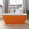 Anzzi Piete Series 32in W x 68in D x 25in H Orange Freestanding Bathtub MN6732OGS - alternate 7