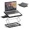 Homeroots Black Compact Folding Laptop Desk or Laptop Stand with Mousepad 397718 - alternate 1