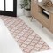 Jonathan Y Cyrus Modern Geometric Tile Pattern Salmon/Cream 2 ft. x 8 ft. Indoor/Outdoor Runner Rug TSN200A-28 - alternate 1