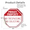 Signmission Private Property No Trespassing No, 10 inch X 10 inch, Vinyl Decal, 2PK OC-D-2PACK-10-159 - alternate 3