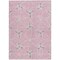 Homeroots 3' X 5' Pink And Ivory Geometric Washable Indoor Outdoor Area Rug 612887 - alternate 3