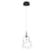 Euf Norah, Pendant, 13", Matte Black, Clear Glass 50788-019 - alternate 3