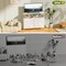 Simple Deluxe TV Stand Dresser for Bedroom Entertainment Center with 5 Fabric Drawers, Storage Organizers Units f 3A88HKCABT5TVWHT - alternate 4