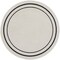 Homeroots 4' Ivory And Black Round Indoor Outdoor Area Rug 545970 - alternate 6